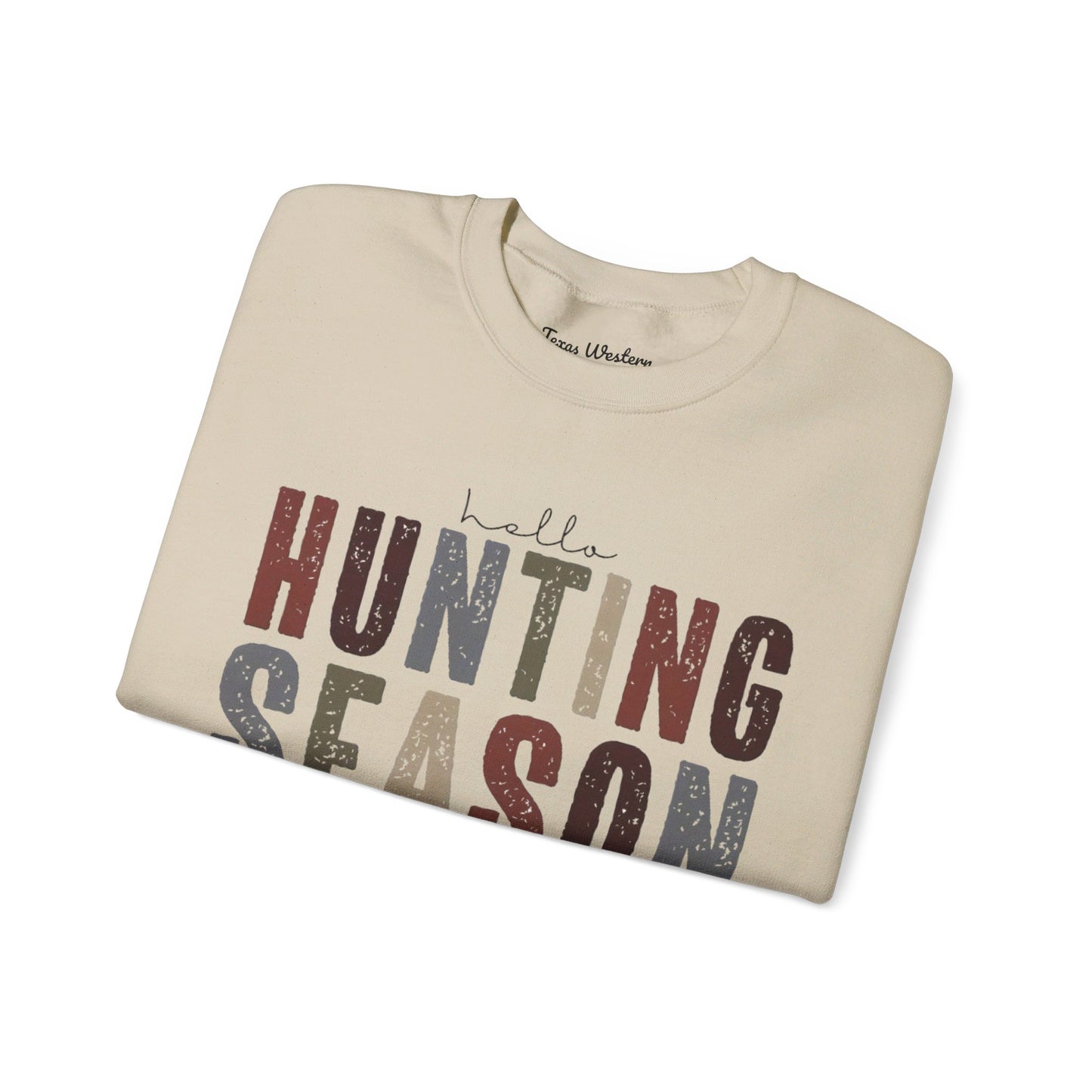 Hello Hunting Season Crewneck - Gildan