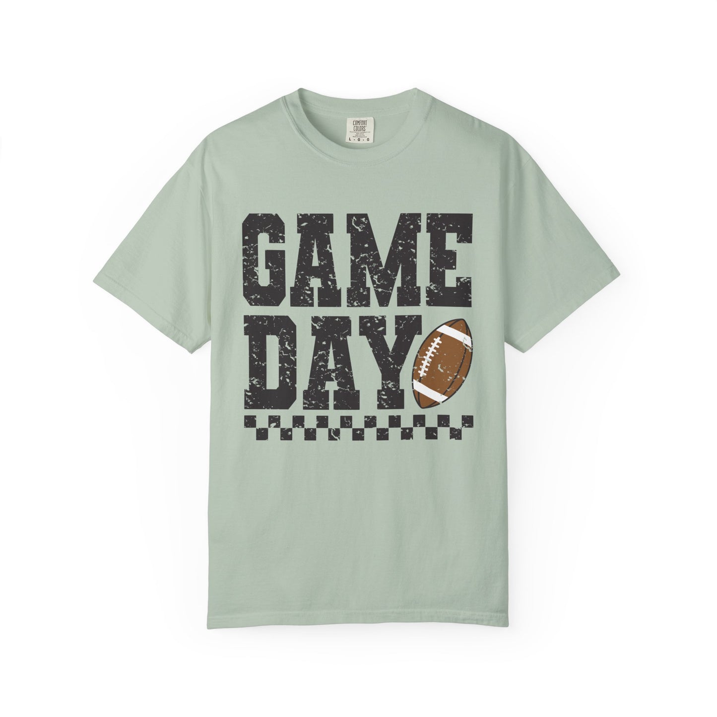 Game Day Checkered Tee - Comfort Colors