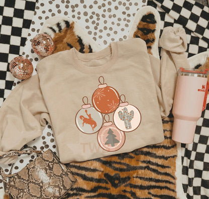 Cowboy Ornaments Crewneck - Gildan