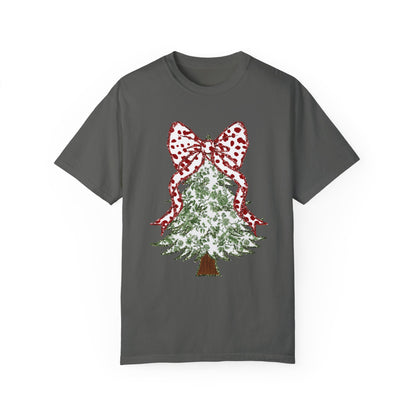 Glitter Christmas Tree Tee - Comfort Colors