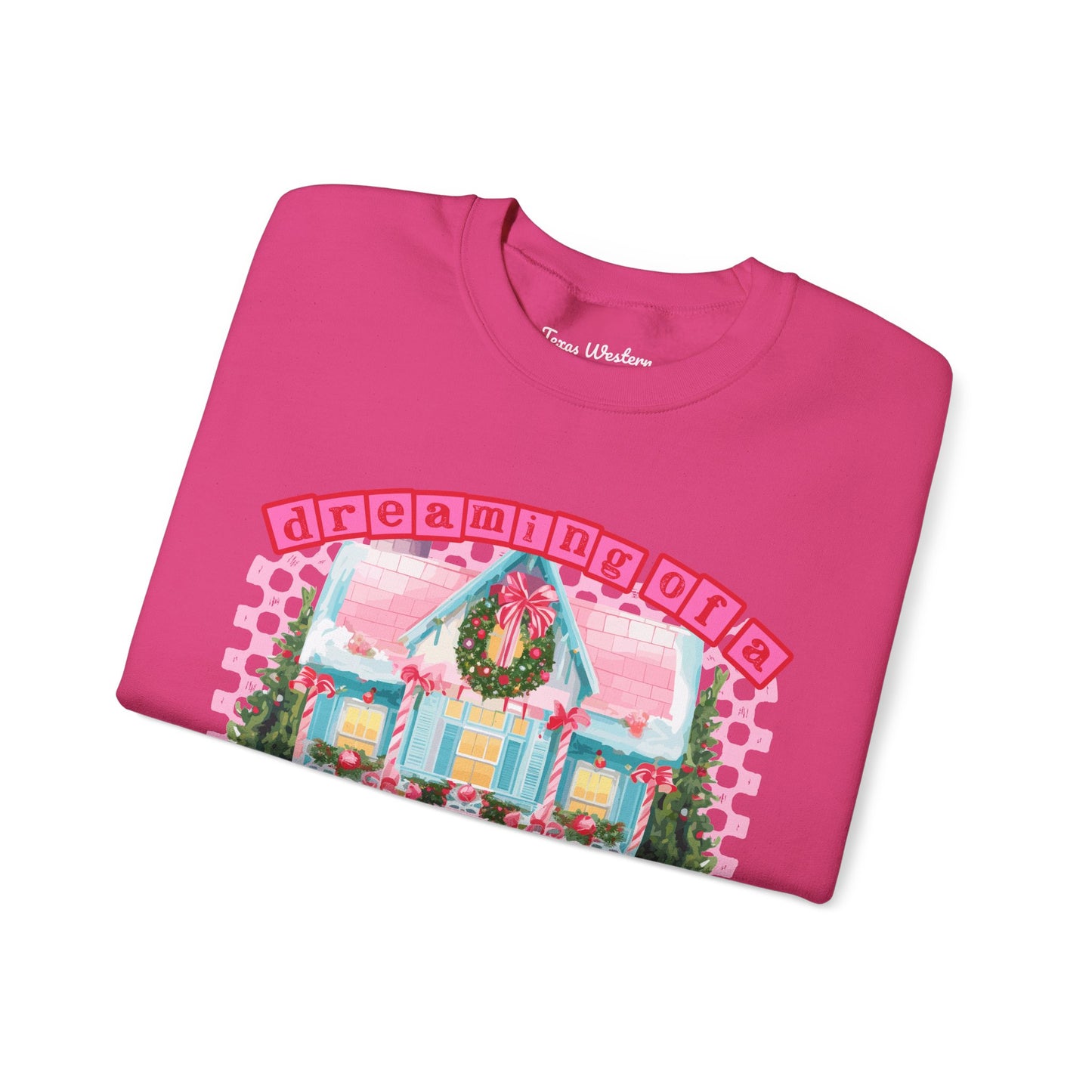 Dreaming of a pink Christmas Crewneck - Gildan