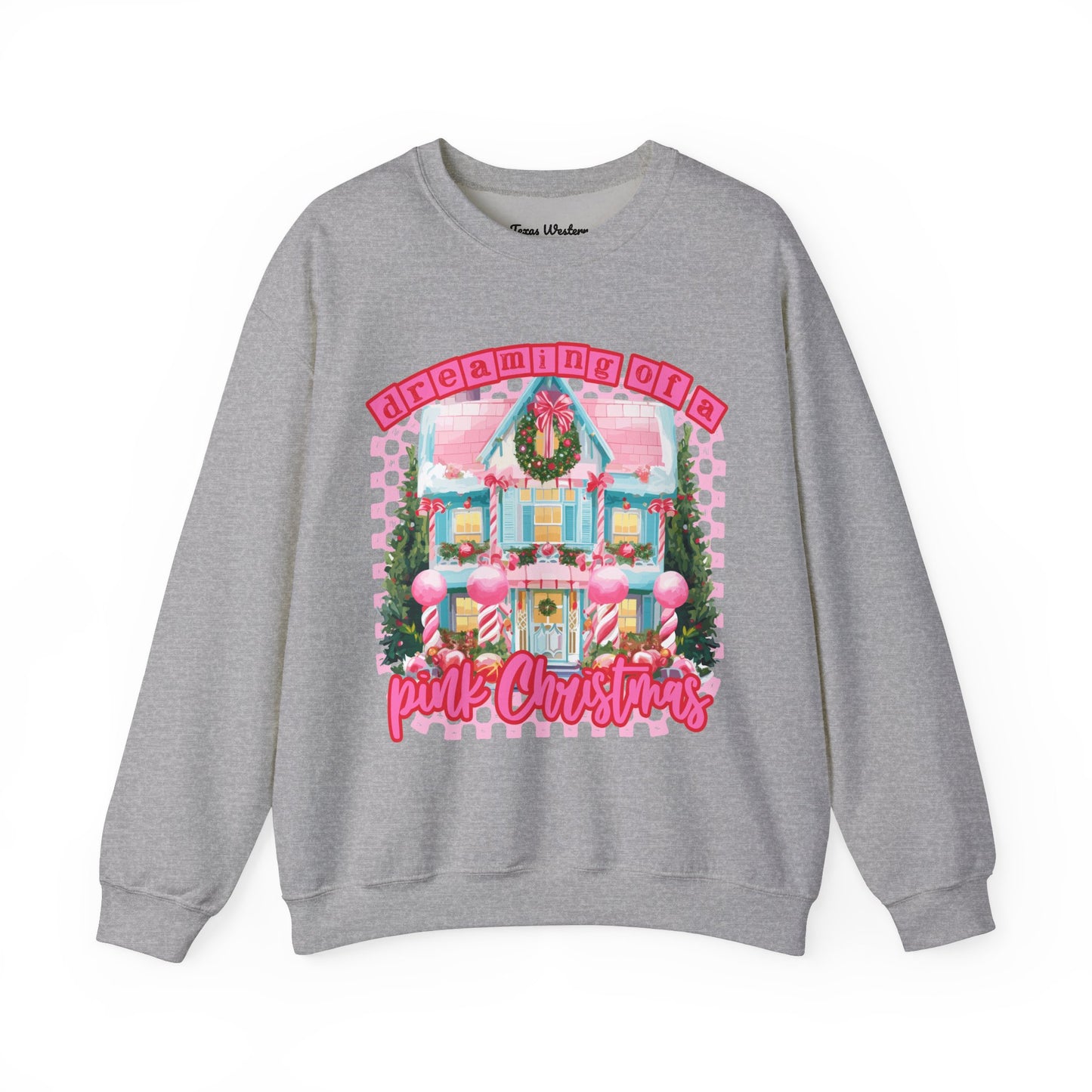 Dreaming of a pink Christmas Crewneck - Gildan