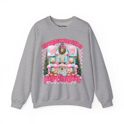 Dreaming of a pink Christmas Crewneck - Gildan