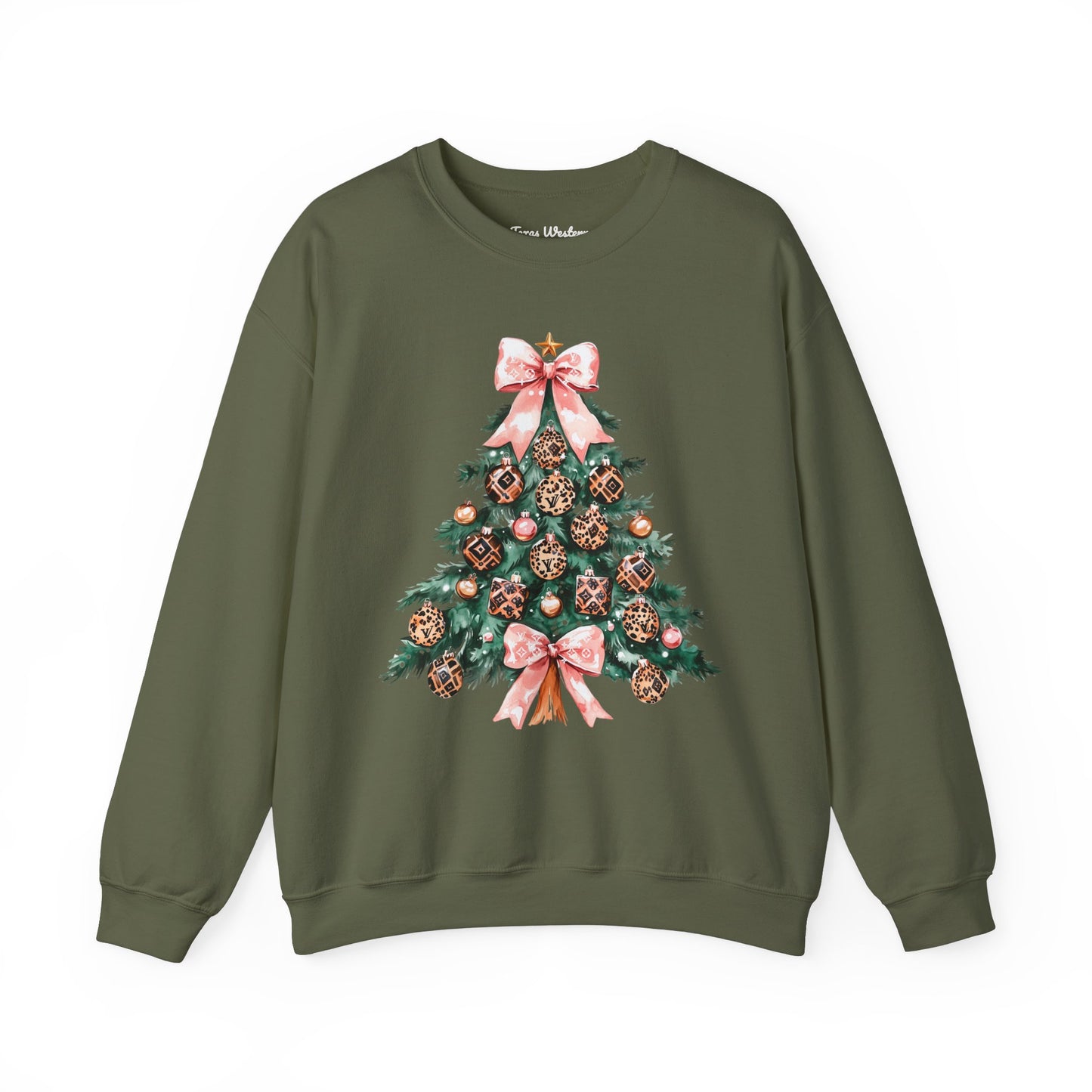 Boujiie Christmas Tree Crewneck - Gildan