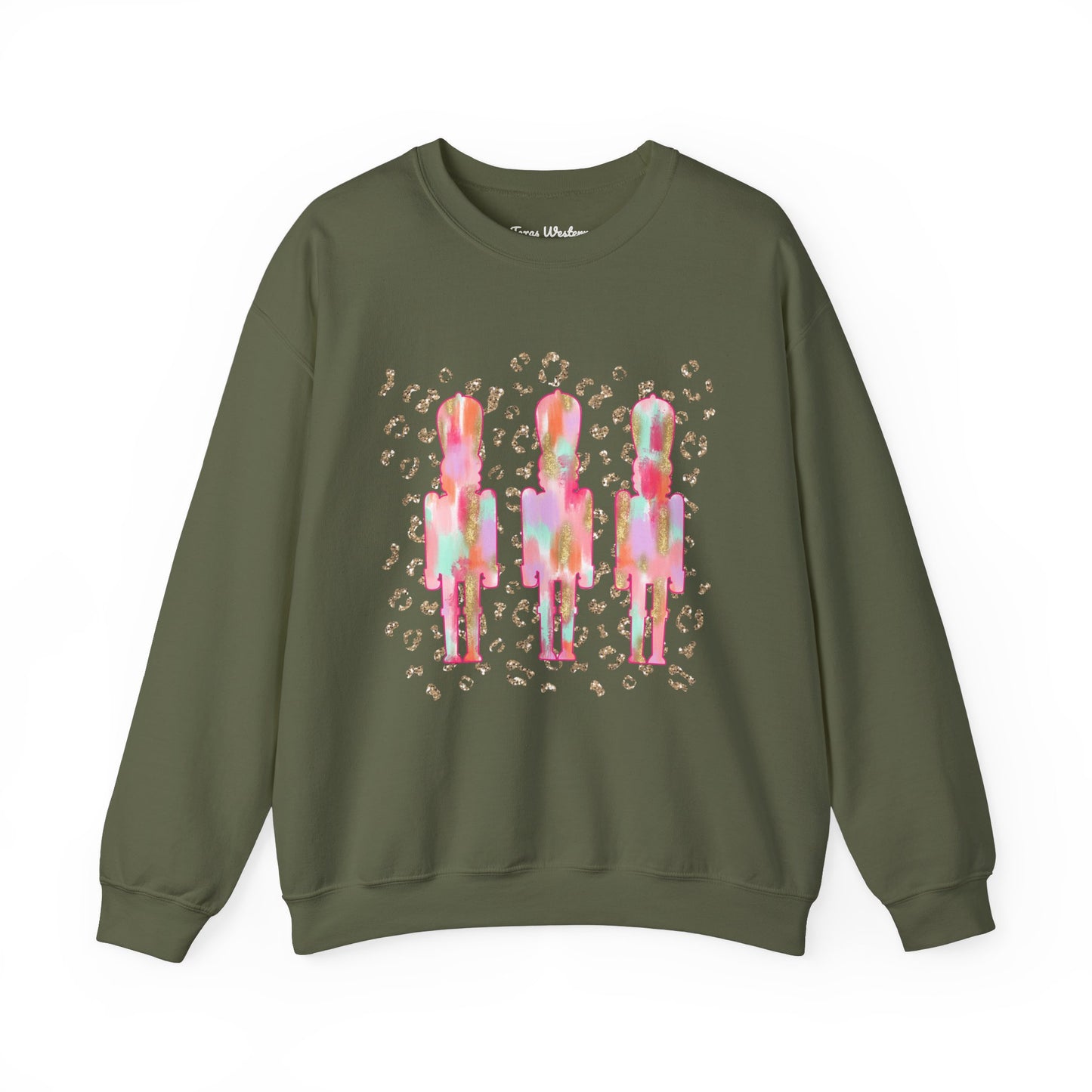 Brushstroke Nutcracker Crewneck - Gildan