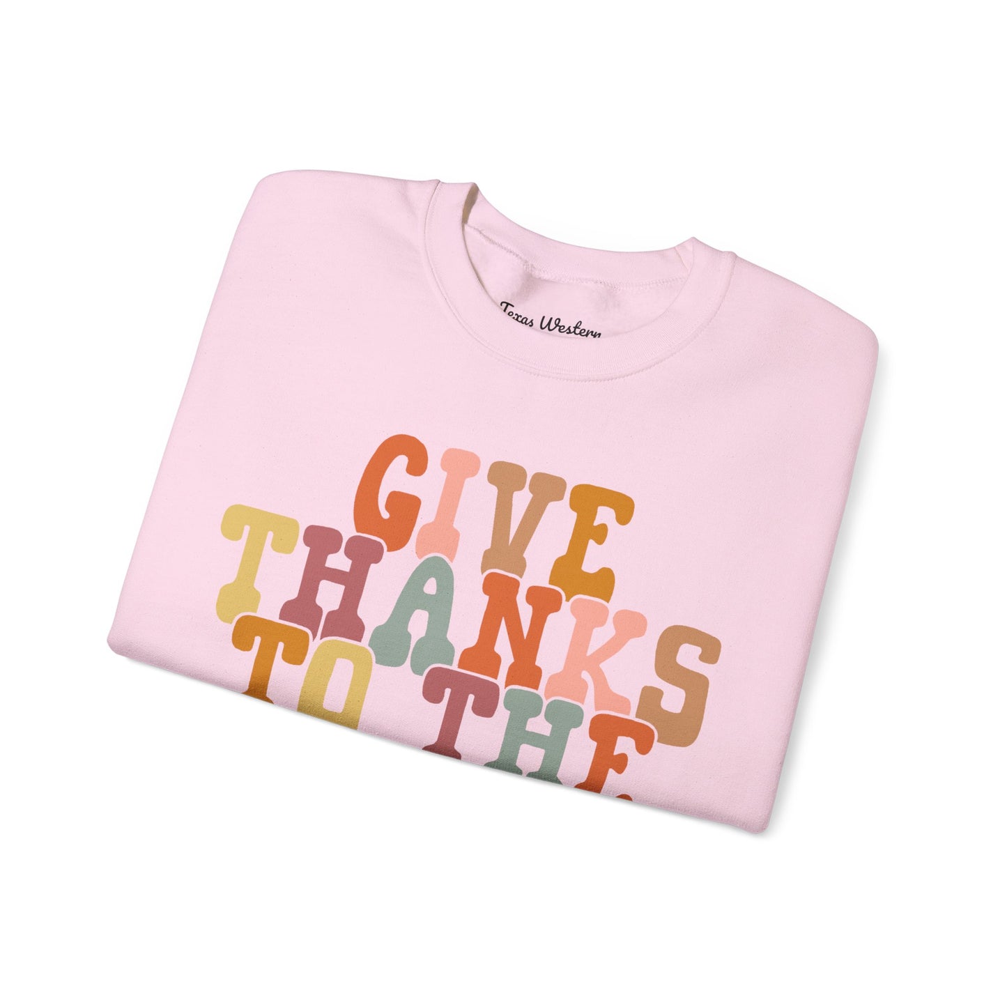 Give Thanks to the Lord Crewneck - Gildan