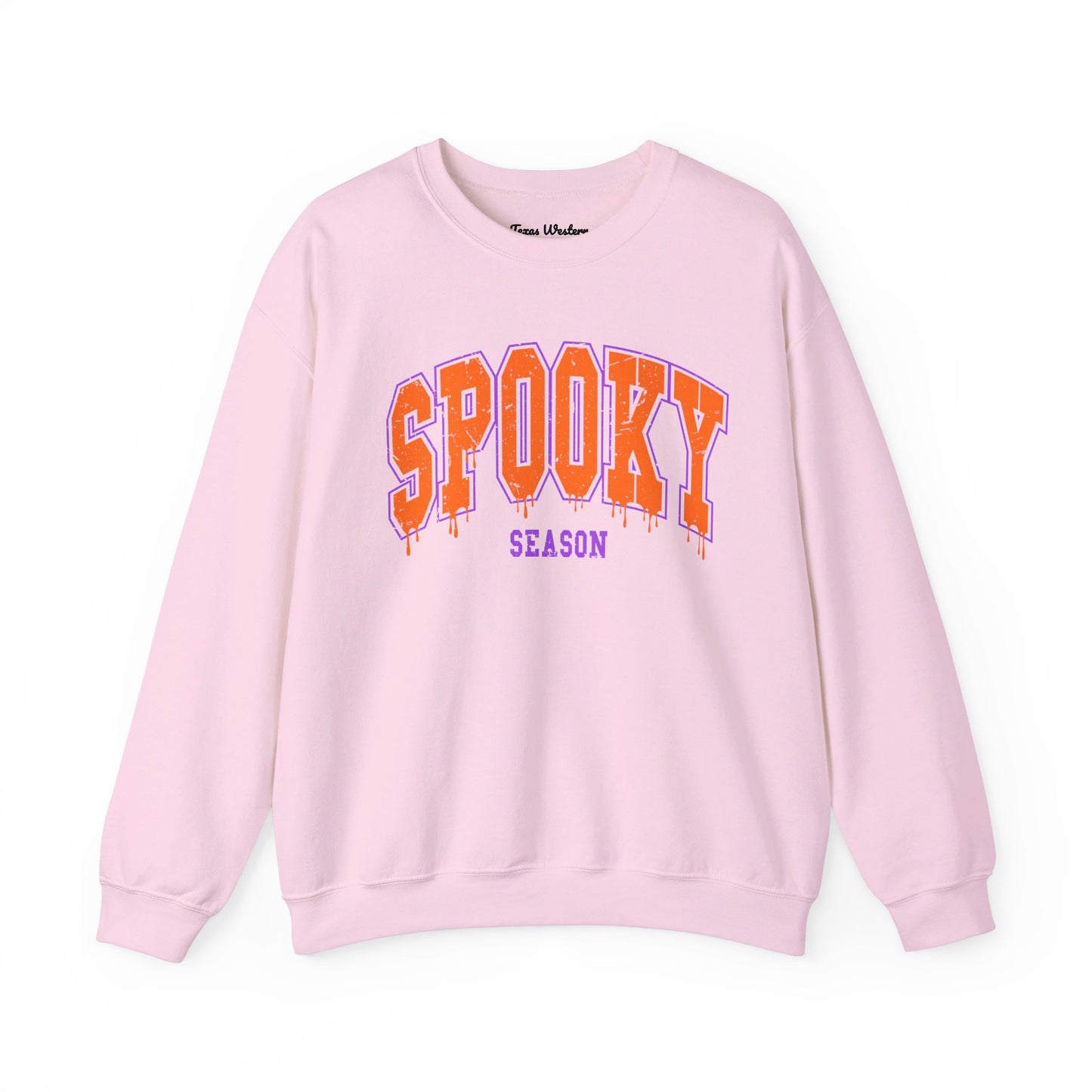 Orange Spooky Season Crewneck - Gildan