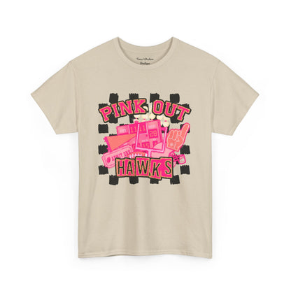 Pink Out Hawks Tee - Gildan