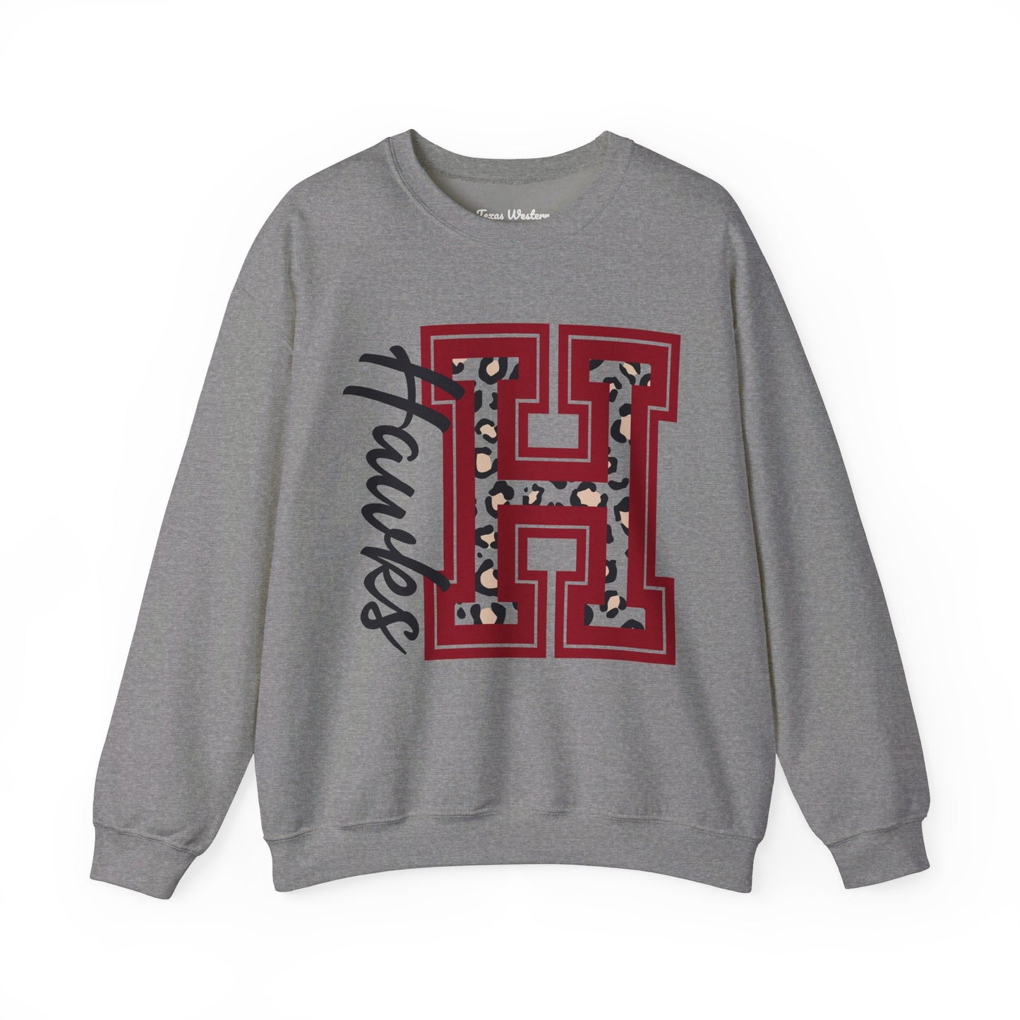Hawks Cheetah Crewneck - Gildan