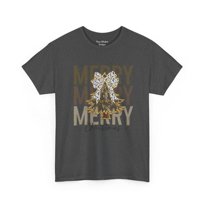 Camo Merry Christmas Tee - Gildan
