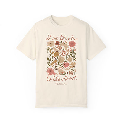 Give Thanks Boho Tee - Comfort Colors