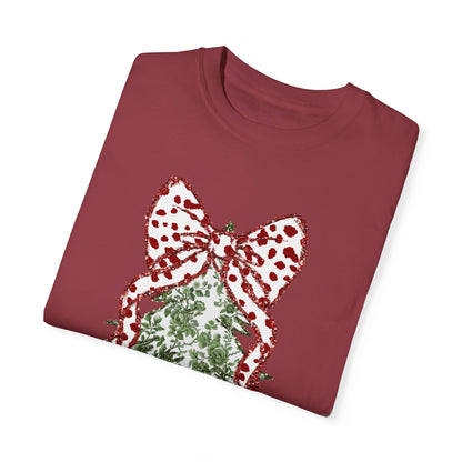 Glitter Christmas Tree Tee - Comfort Colors