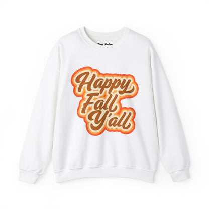 Happy Fall Y'all Crewneck - Gildan