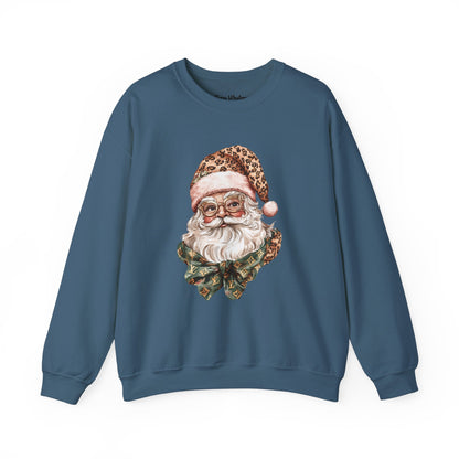 Cheetah Santa Crewneck - Gildan