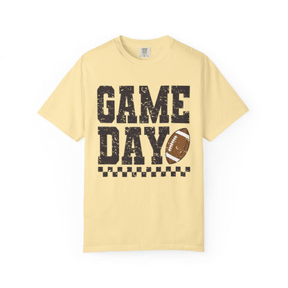 Game Day Checkered Tee - Comfort Colors