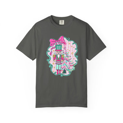 Pink Bow Nutcracker Tee - Comfort Colors