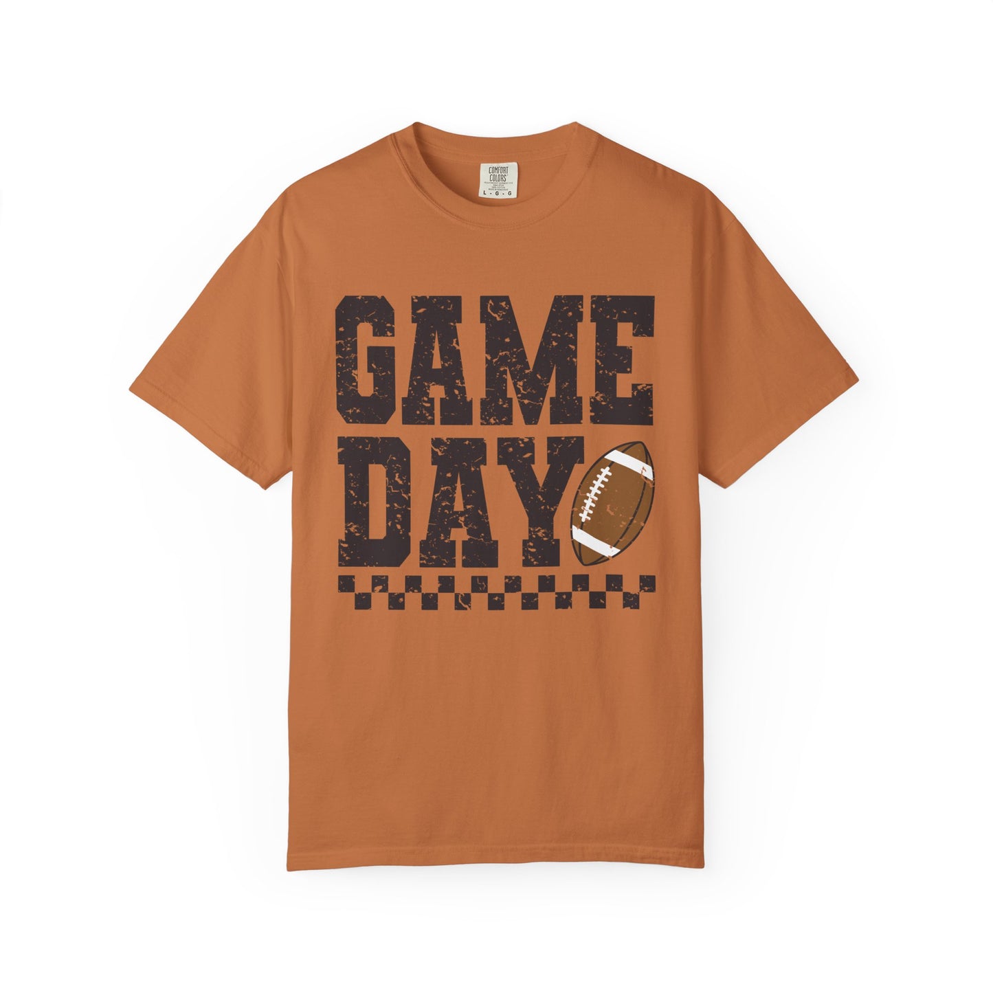 Game Day Checkered Tee - Comfort Colors