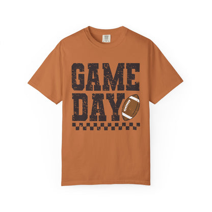 Game Day Checkered Tee - Comfort Colors