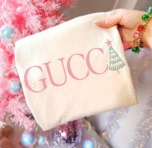 Gucc Tree Crewneck - Gildan