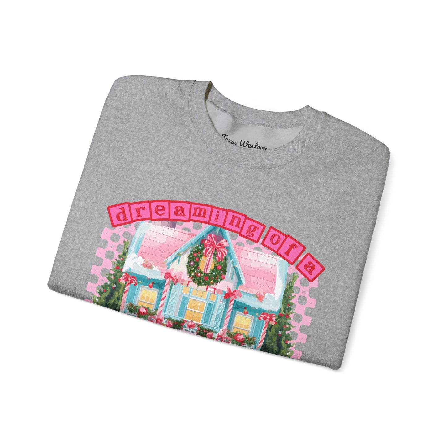 Dreaming of a pink Christmas Crewneck - Gildan