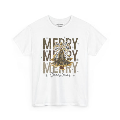 Camo Merry Christmas Tee - Gildan