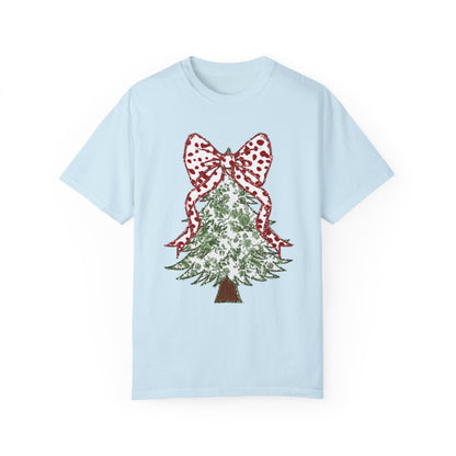 Glitter Christmas Tree Tee - Comfort Colors