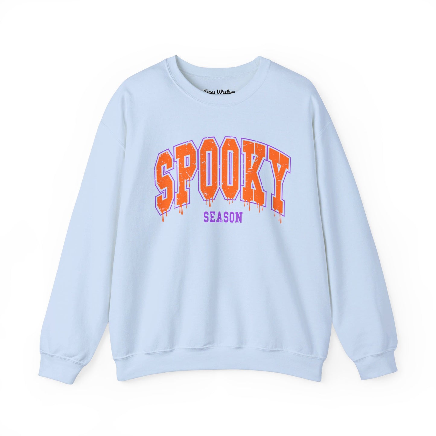 Orange Spooky Season Crewneck - Gildan
