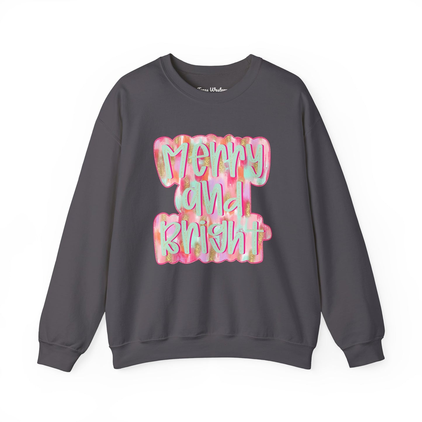 Merry & Bright Crewneck - Gildan