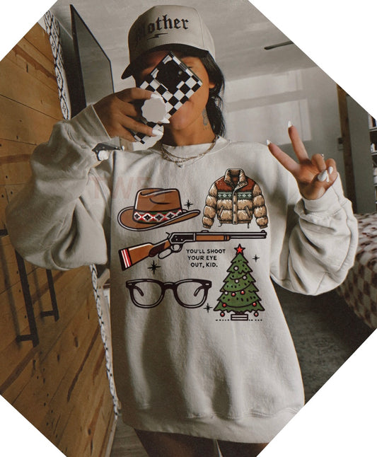 Shoot Your Eye Out Crewneck - Gildan