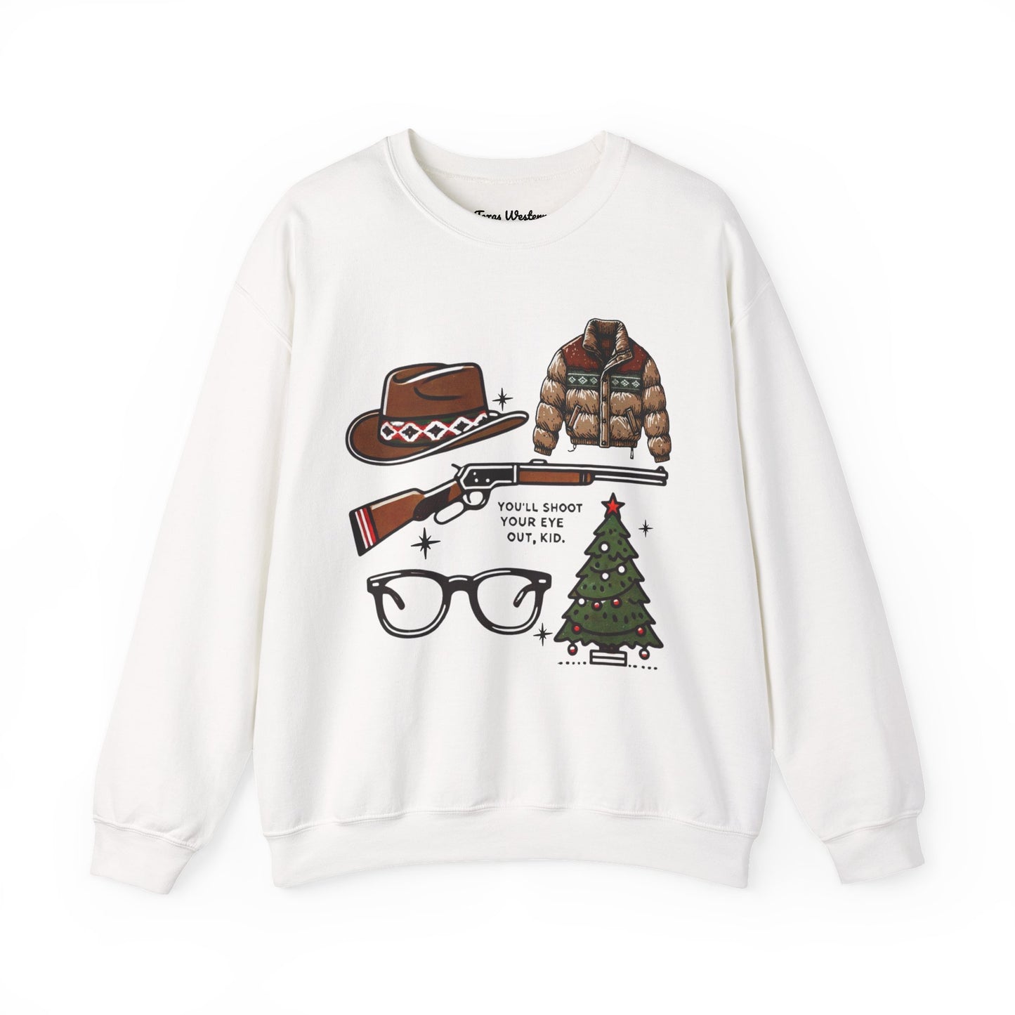 Shoot Your Eye Out Crewneck - Gildan