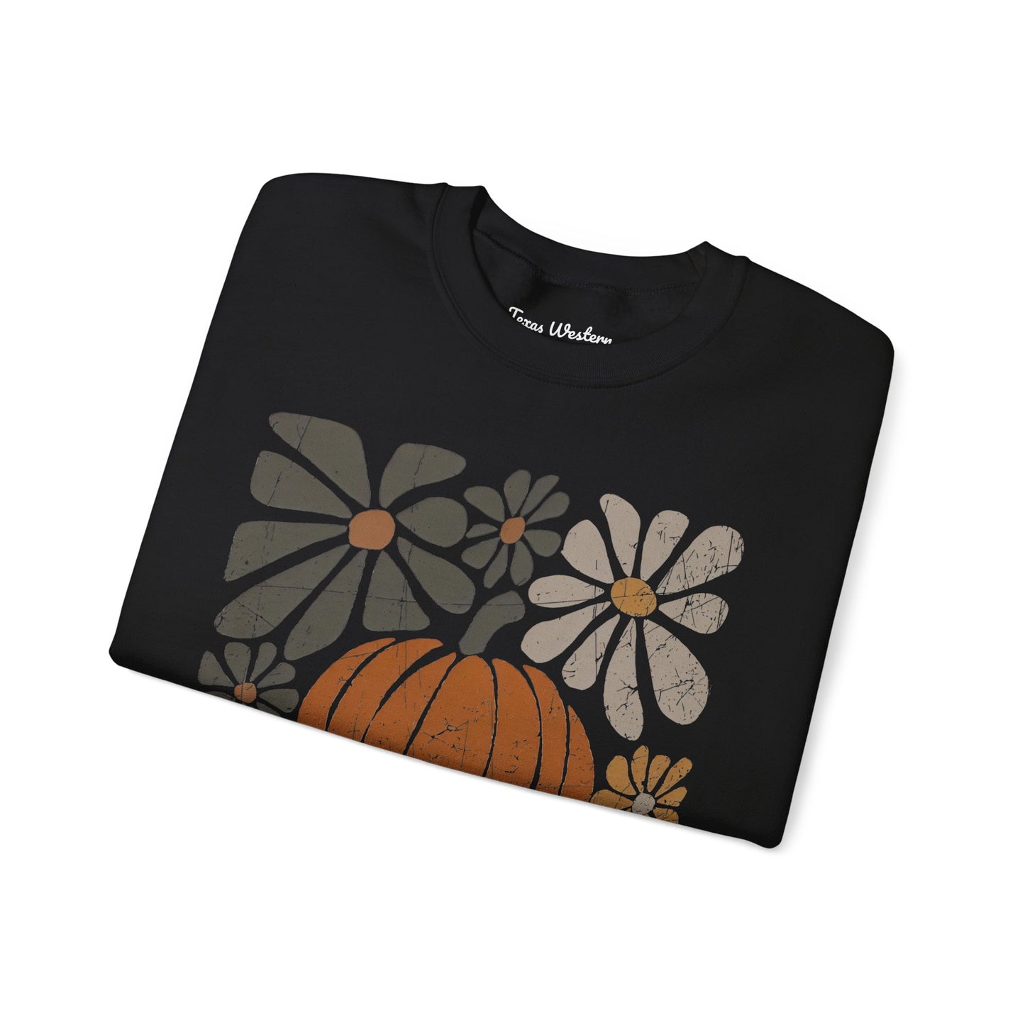 Boho Pumpkin Dark Crewneck - Gildan