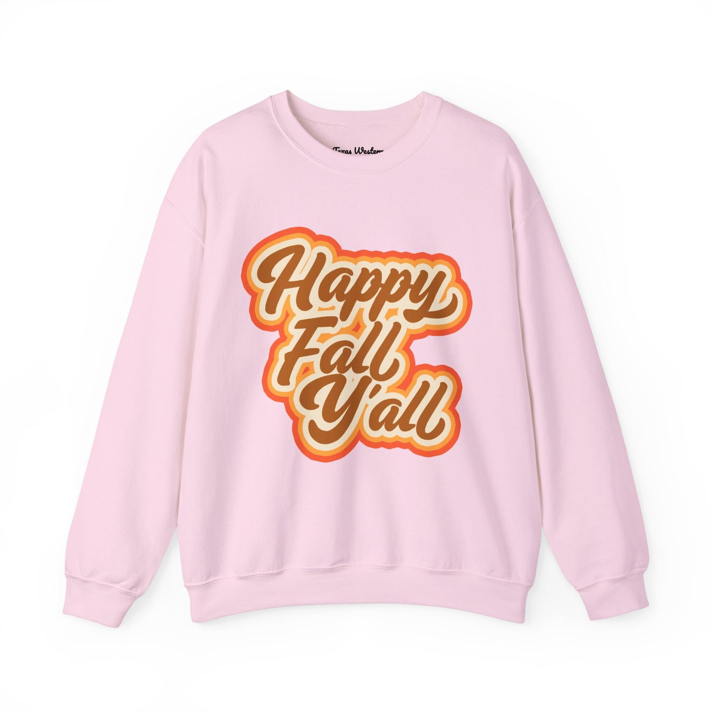 Happy Fall Y'all Crewneck - Gildan