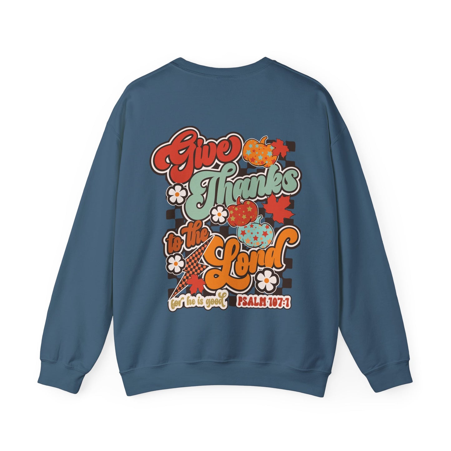 Give Thanks To The Lord - Red - Front/Back - Gildan