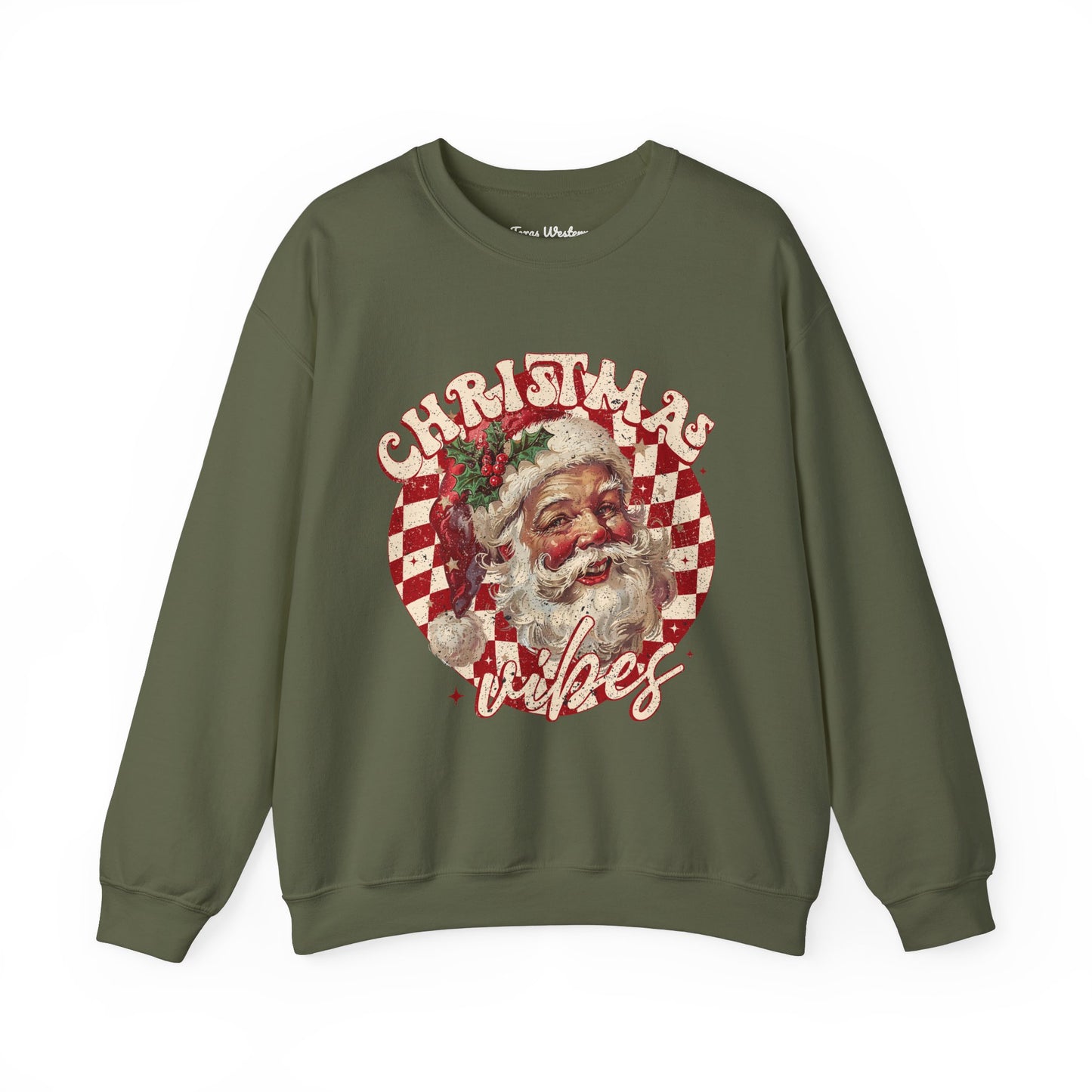 Christmas Wishes Crewneck - Gildan