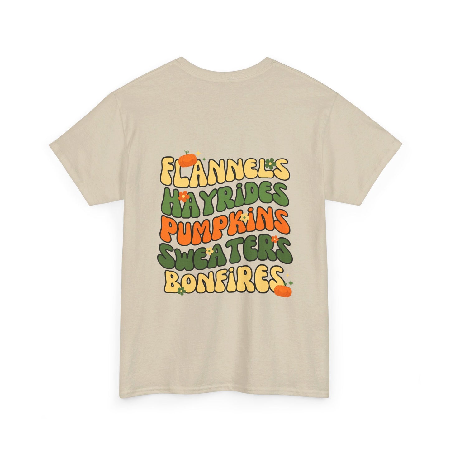 Fall Things Tee Front/Back Design - Gildan