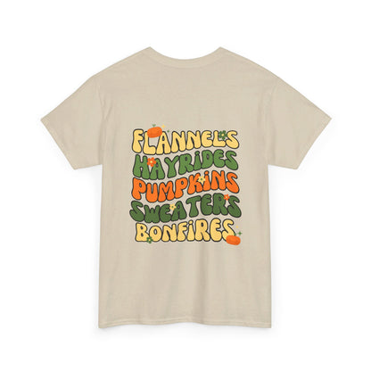 Fall Things Tee Front/Back Design - Gildan