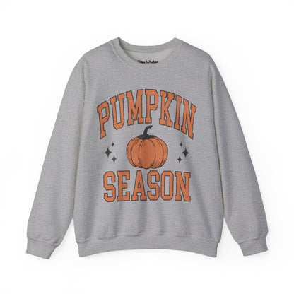 Pumpkin Season Varsity Font Crewneck - Gildan