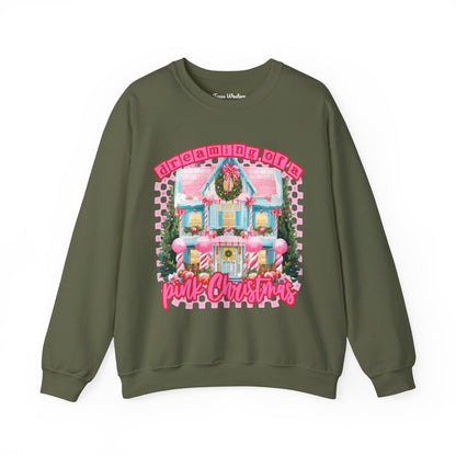 Dreaming of a pink Christmas Crewneck - Gildan