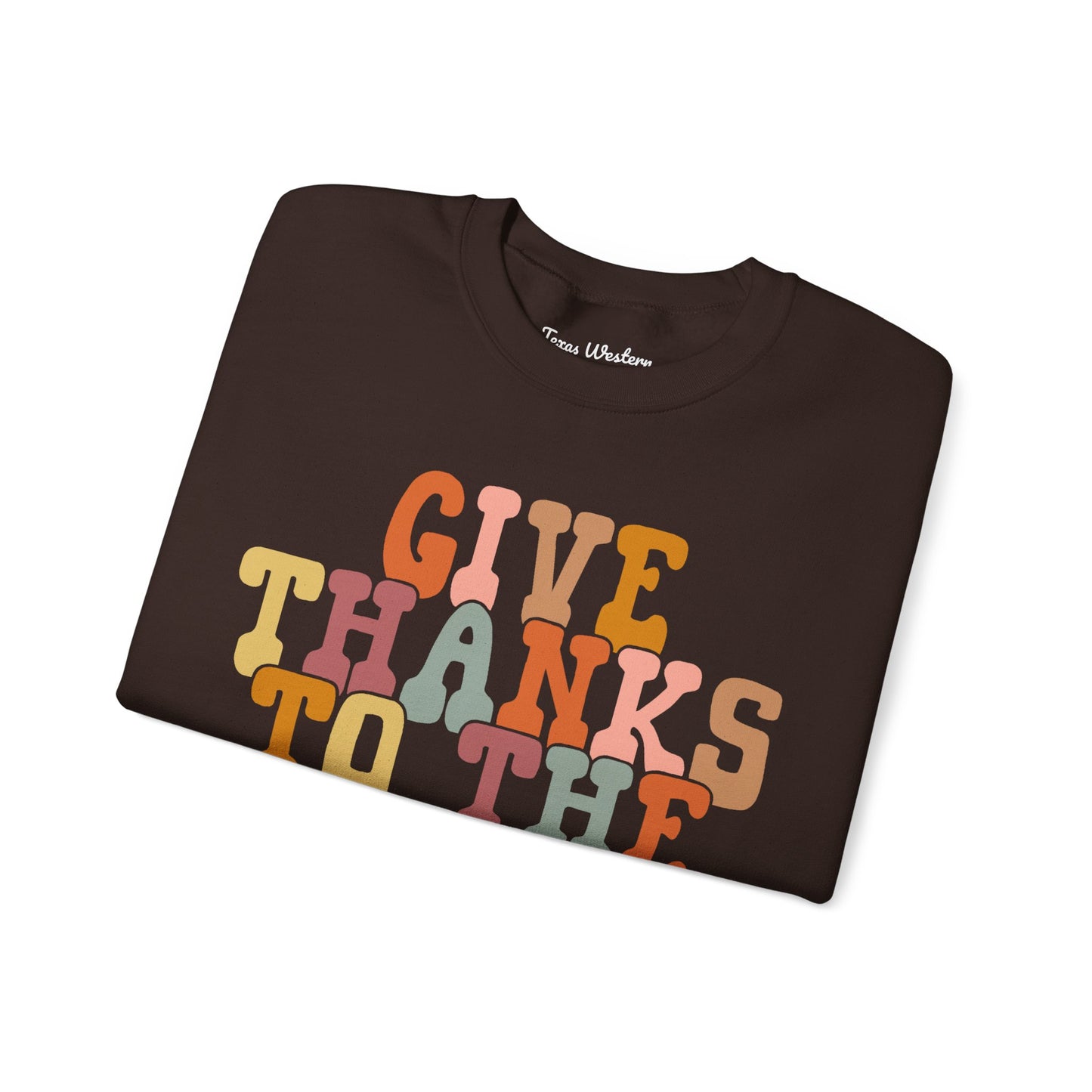 Give Thanks to the Lord Crewneck - Gildan