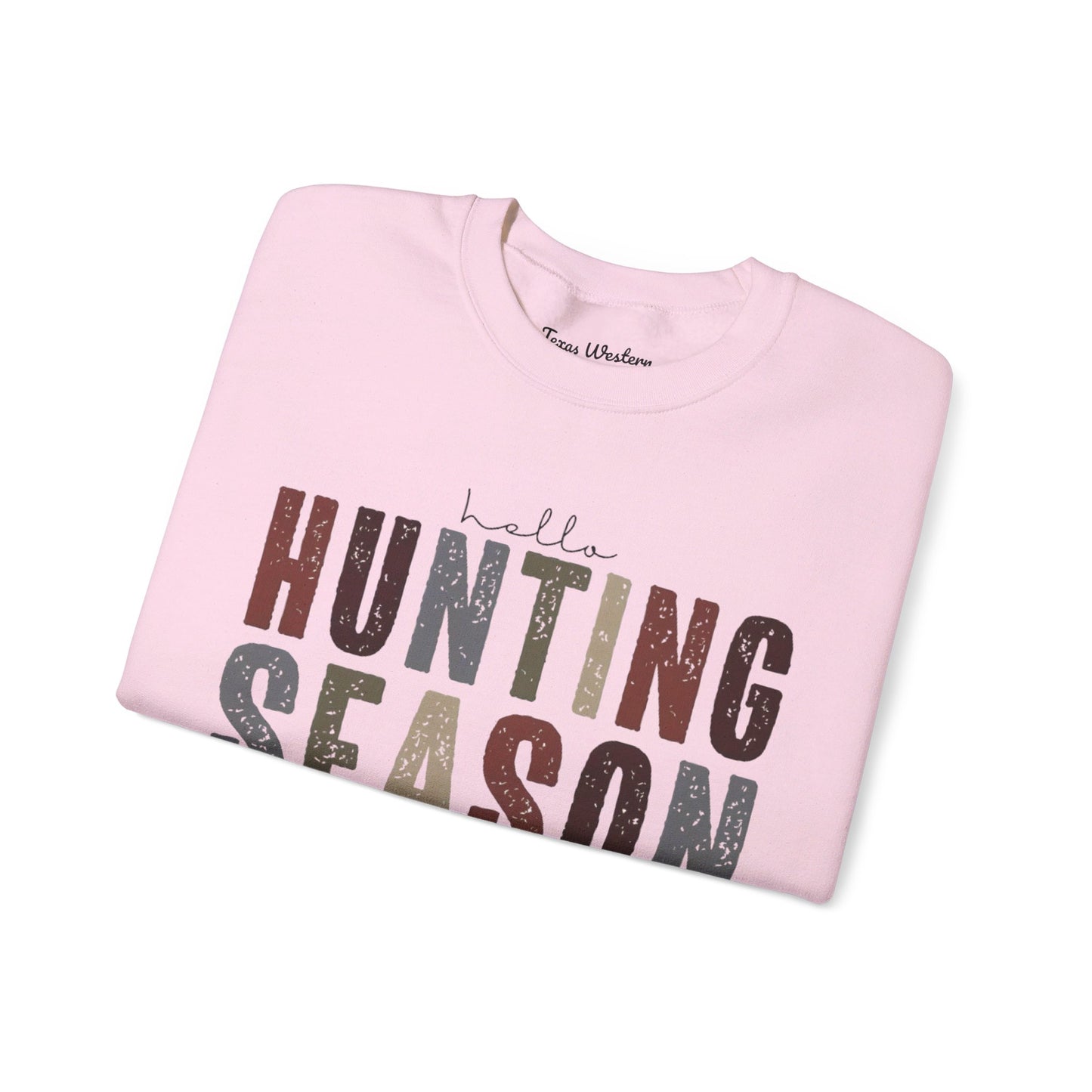 Hello Hunting Season Crewneck - Gildan