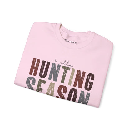 Hello Hunting Season Crewneck - Gildan