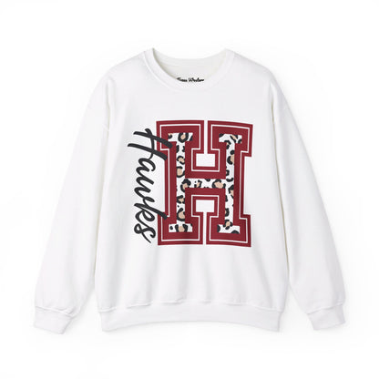 Hawks Cheetah Crewneck - Gildan