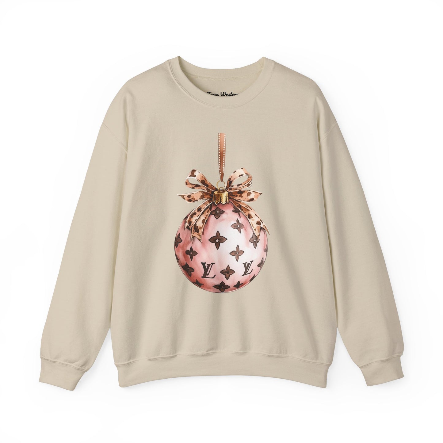 Pink Boujiie Ornament Crewneck - Gildan