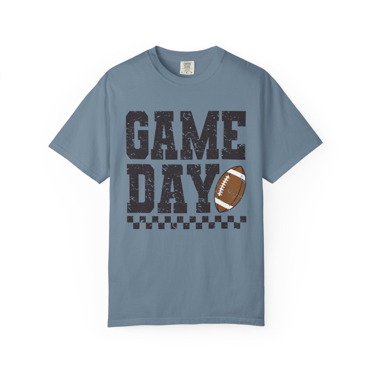 Game Day Checkered Tee - Comfort Colors