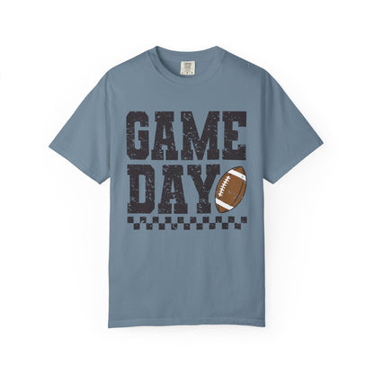 Game Day Checkered Tee - Comfort Colors