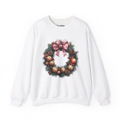 Christmas Wreath Crewneck - Gildan