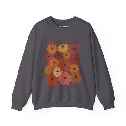 Pumpkin Season Collage Crewneck - Gildan
