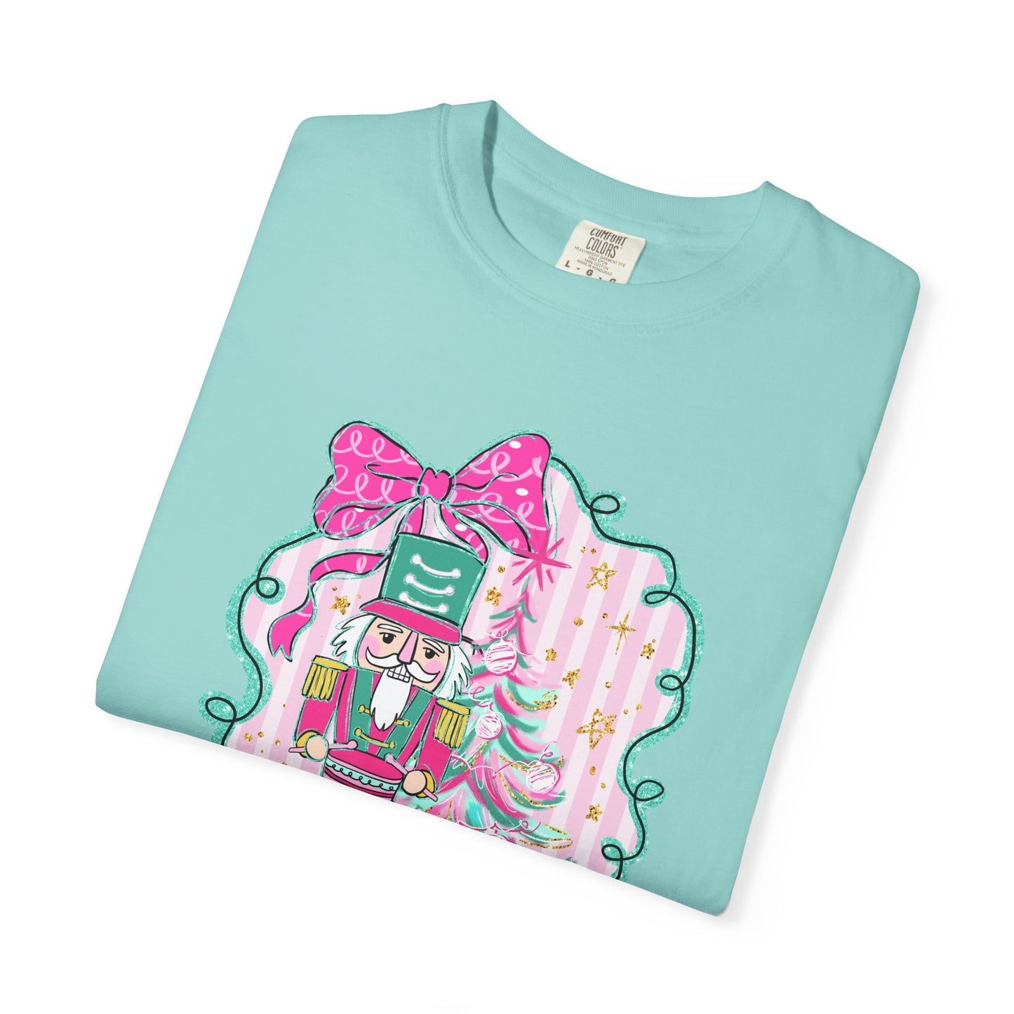 Pink Bow Nutcracker Tee - Comfort Colors