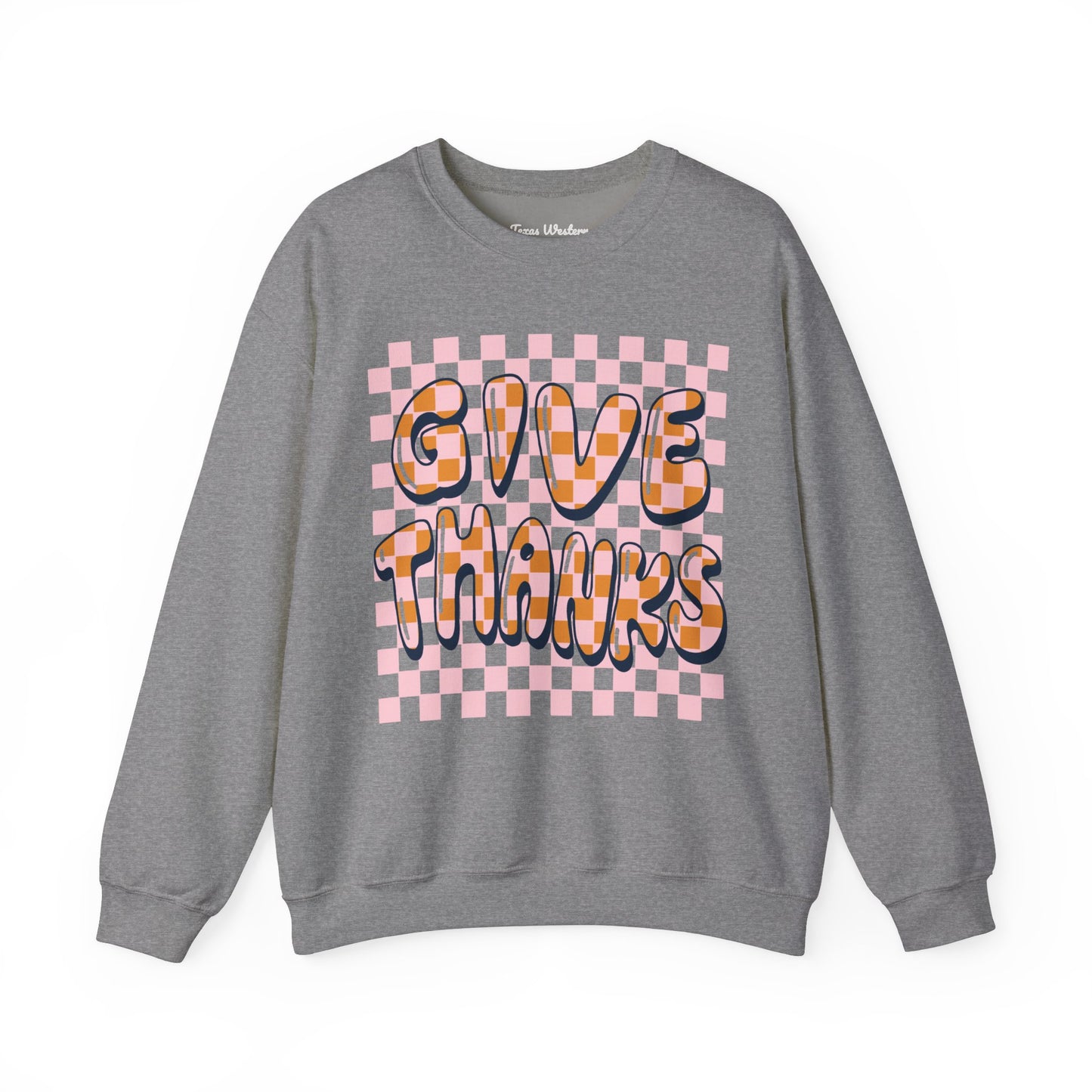 Give Thanks Crewneck - Gildan
