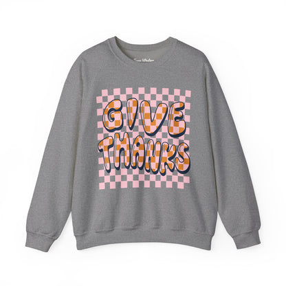 Give Thanks Crewneck - Gildan